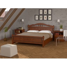 Кровать Карина-5 Орех 900х2000 с ящиками